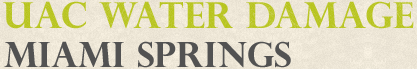Water Damage Miami Springs